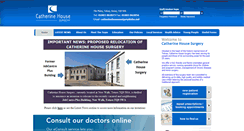 Desktop Screenshot of catherinehousesurgery.co.uk