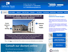 Tablet Screenshot of catherinehousesurgery.co.uk